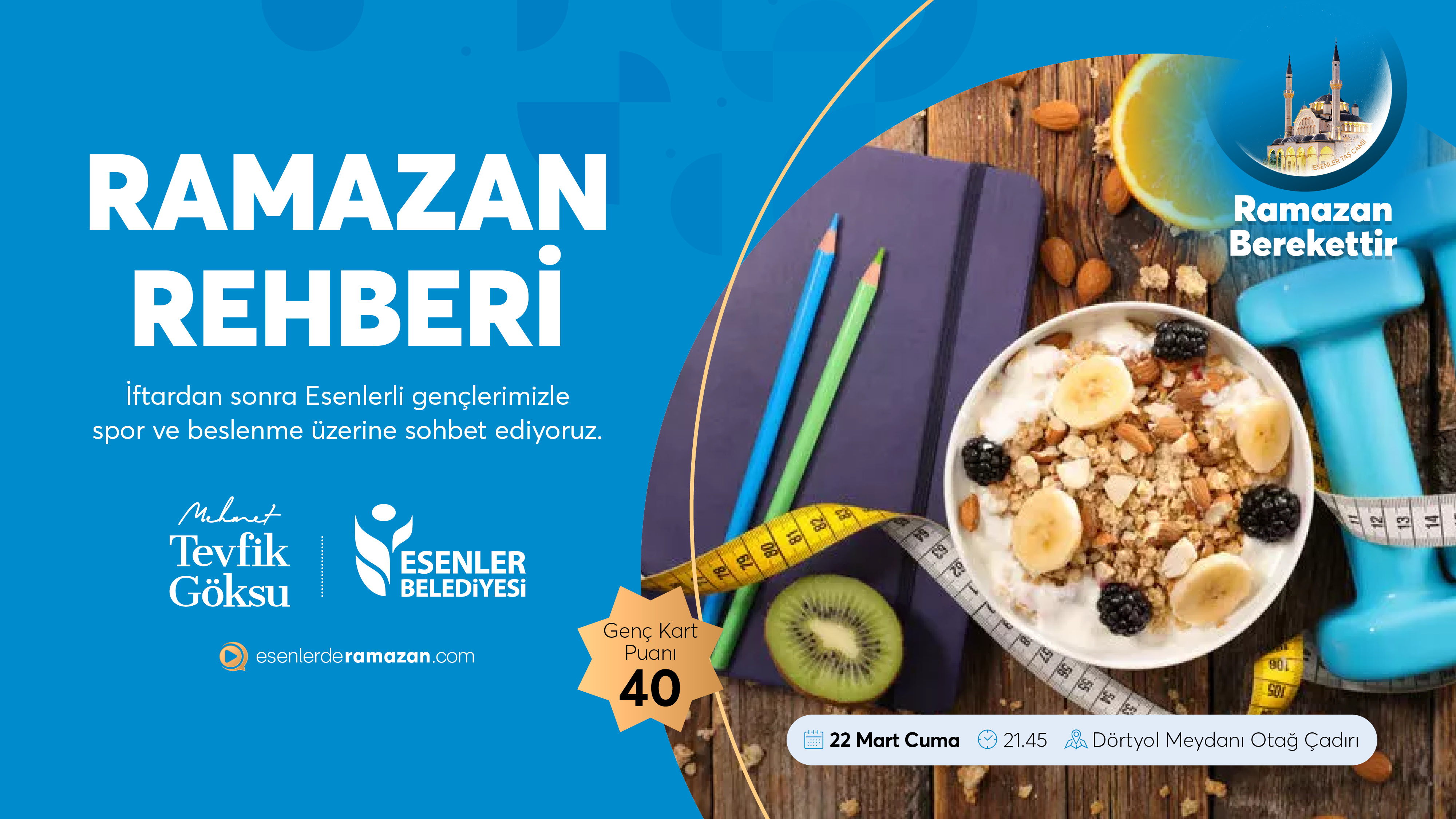 RAMAZAN REHBERİ: SPOR VE BESLENME