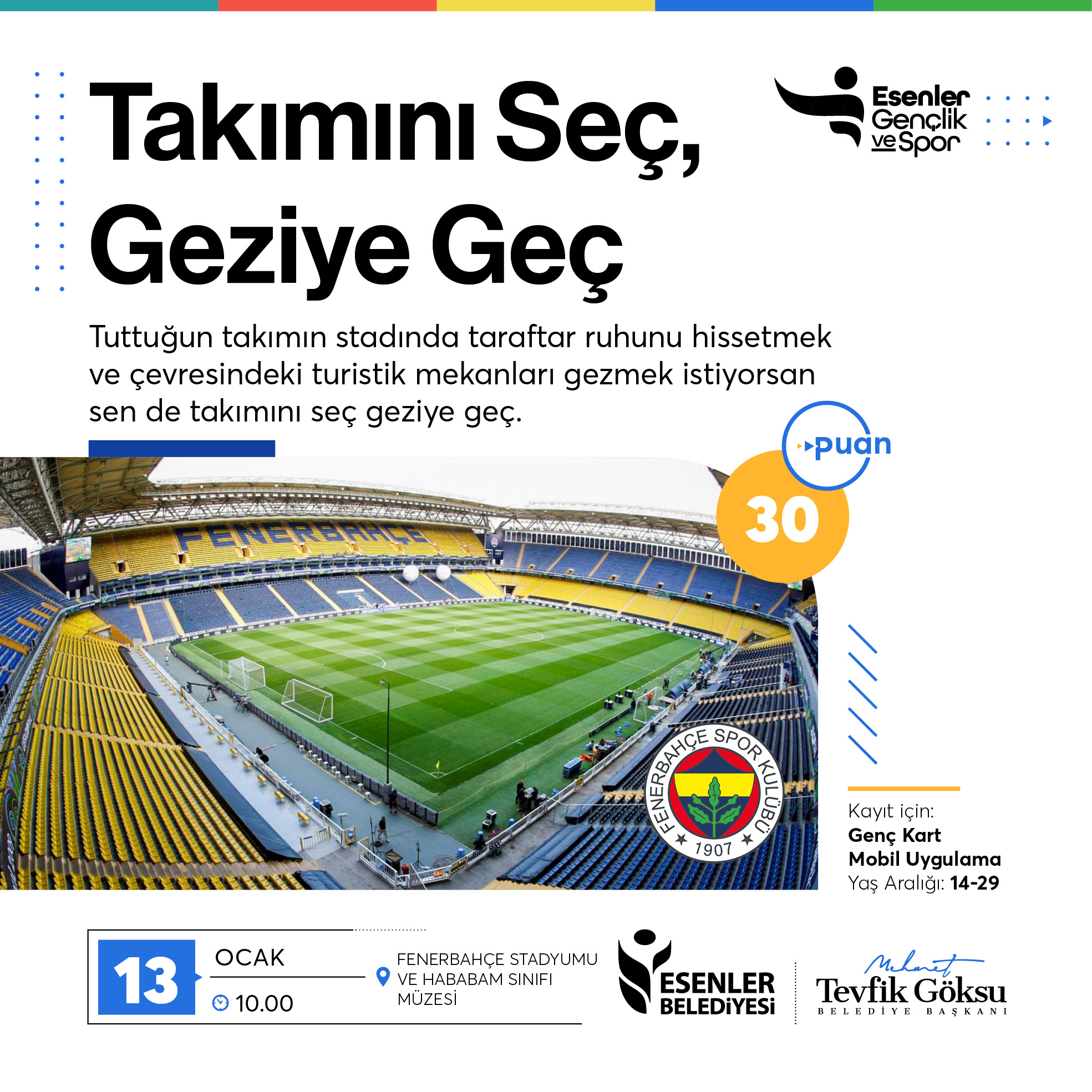 Takımını Seç Geziye Geç Fenerbahçe