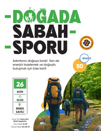 Doğada Sabah Sporu Bebek Sahili