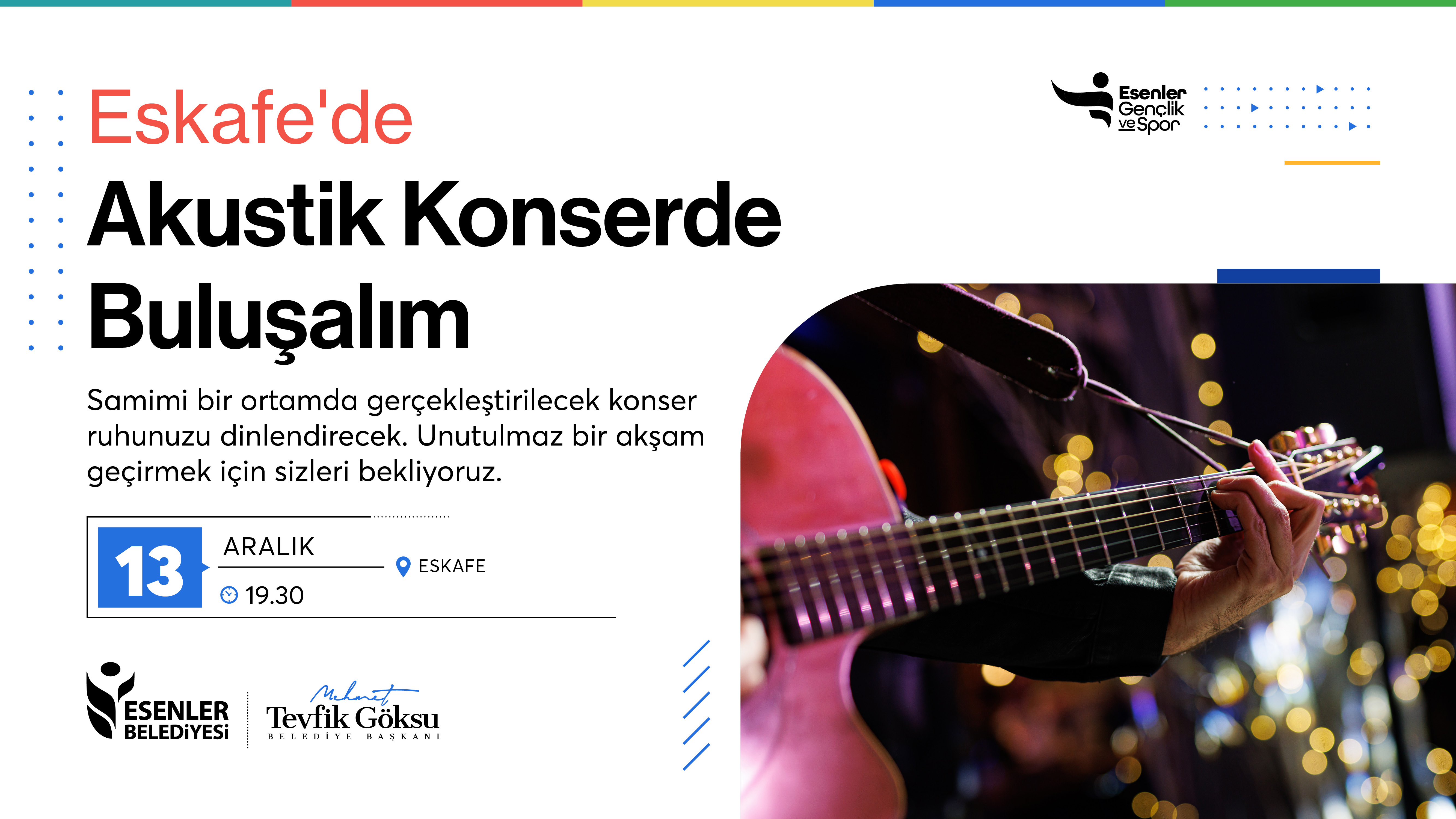 Eskafe'de Akustik Konserde Buluşalım