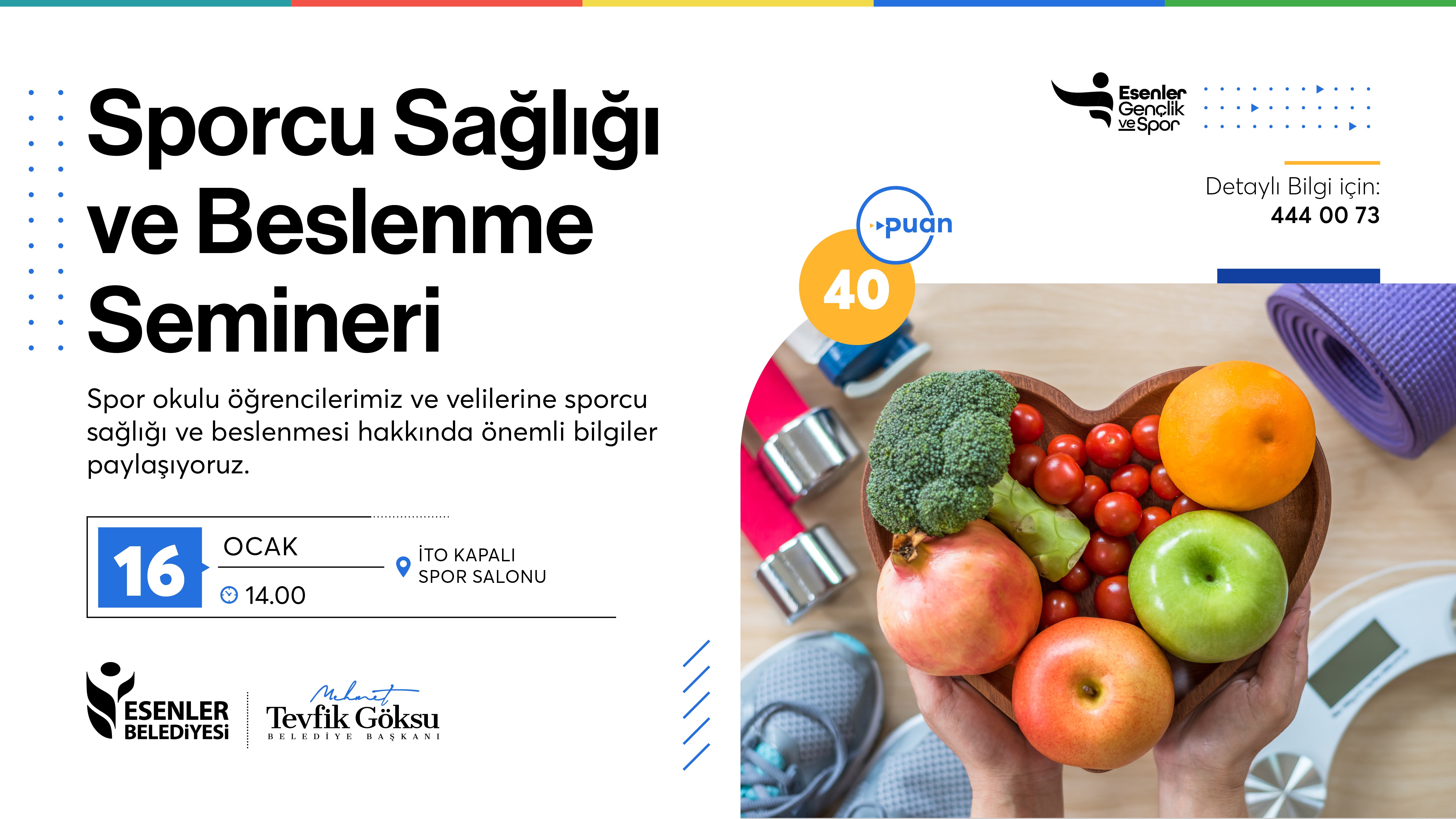 Sporcu Sağlığı ve Beslenme Semineri