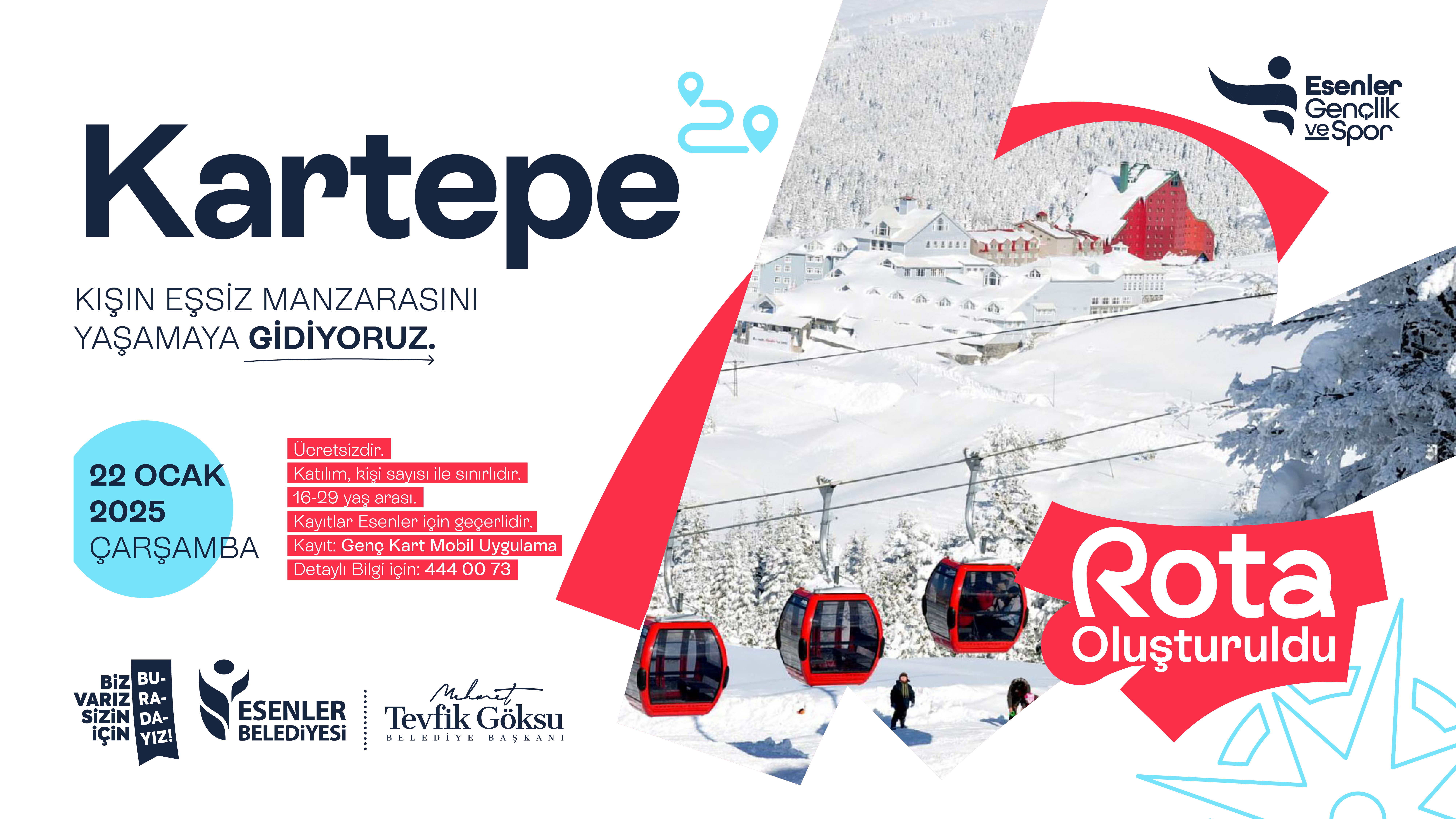 Kartepe kışın eşsiz manzarasını yaşamaya gidiyoruz.