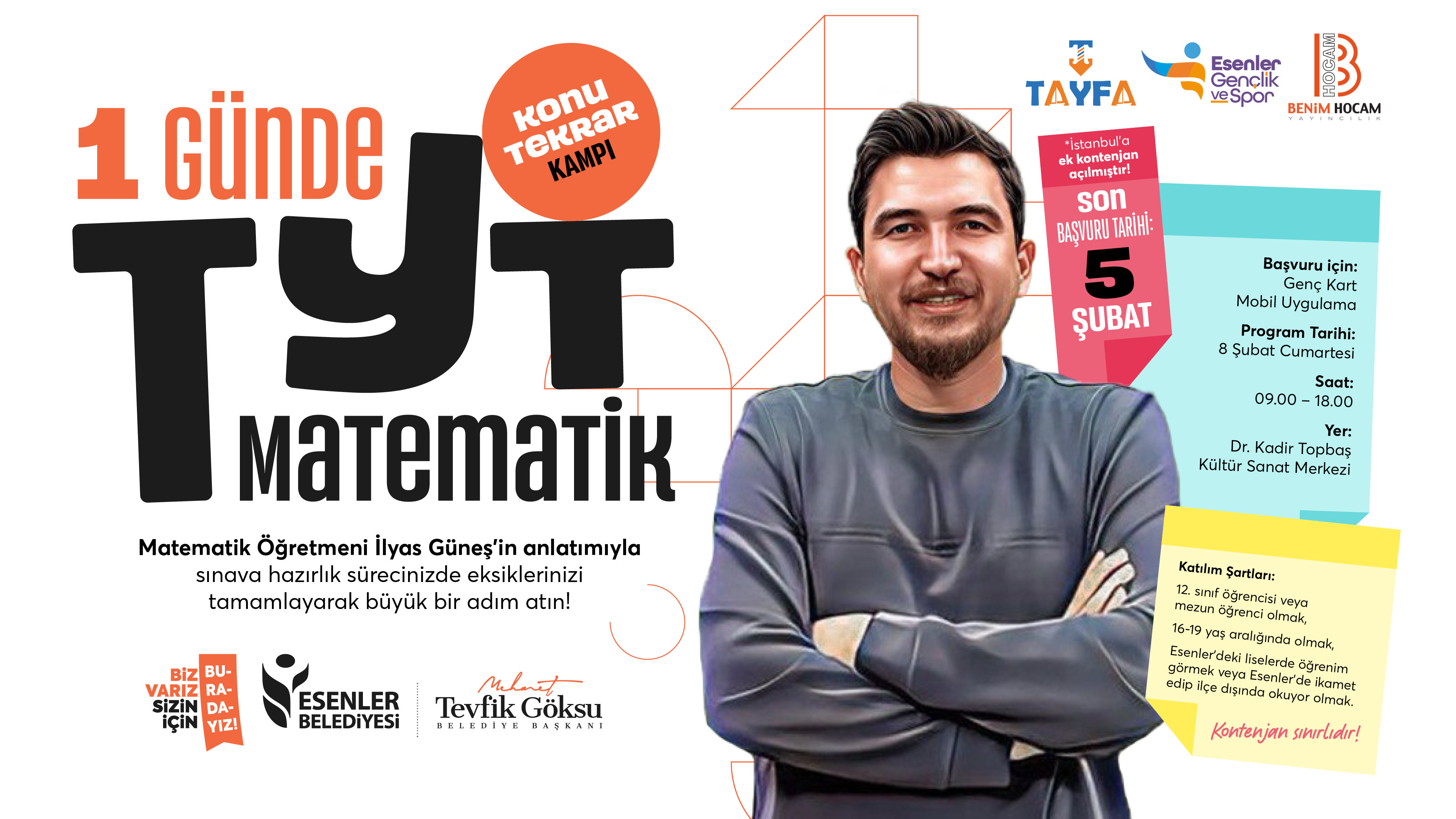 1 Günde TYT Matematik (Konu Tekrar Kampı)
