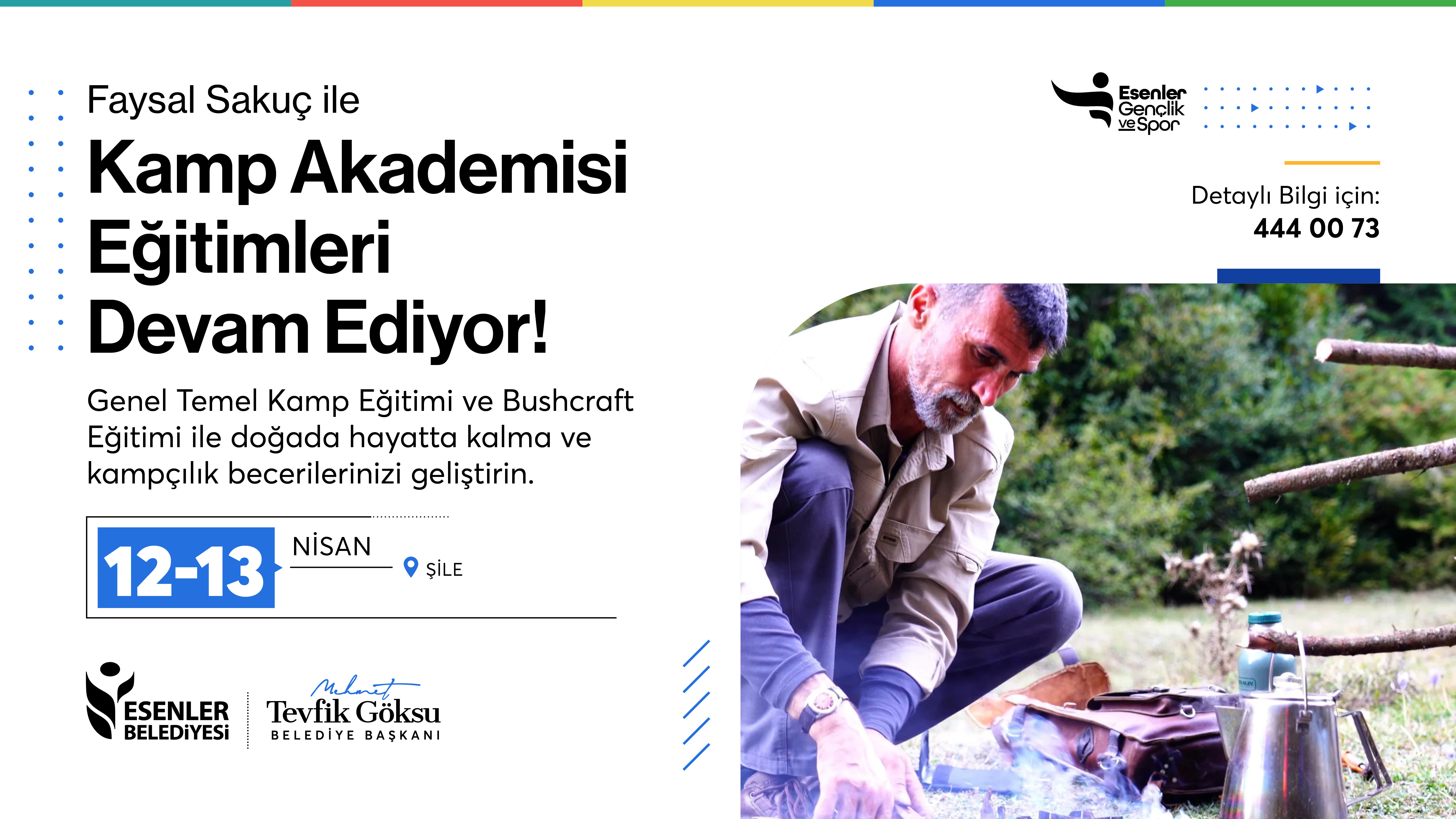 Faysal Şakuç ile Kamp Akademisi Eğitimleri Devam Ediyor! Şile