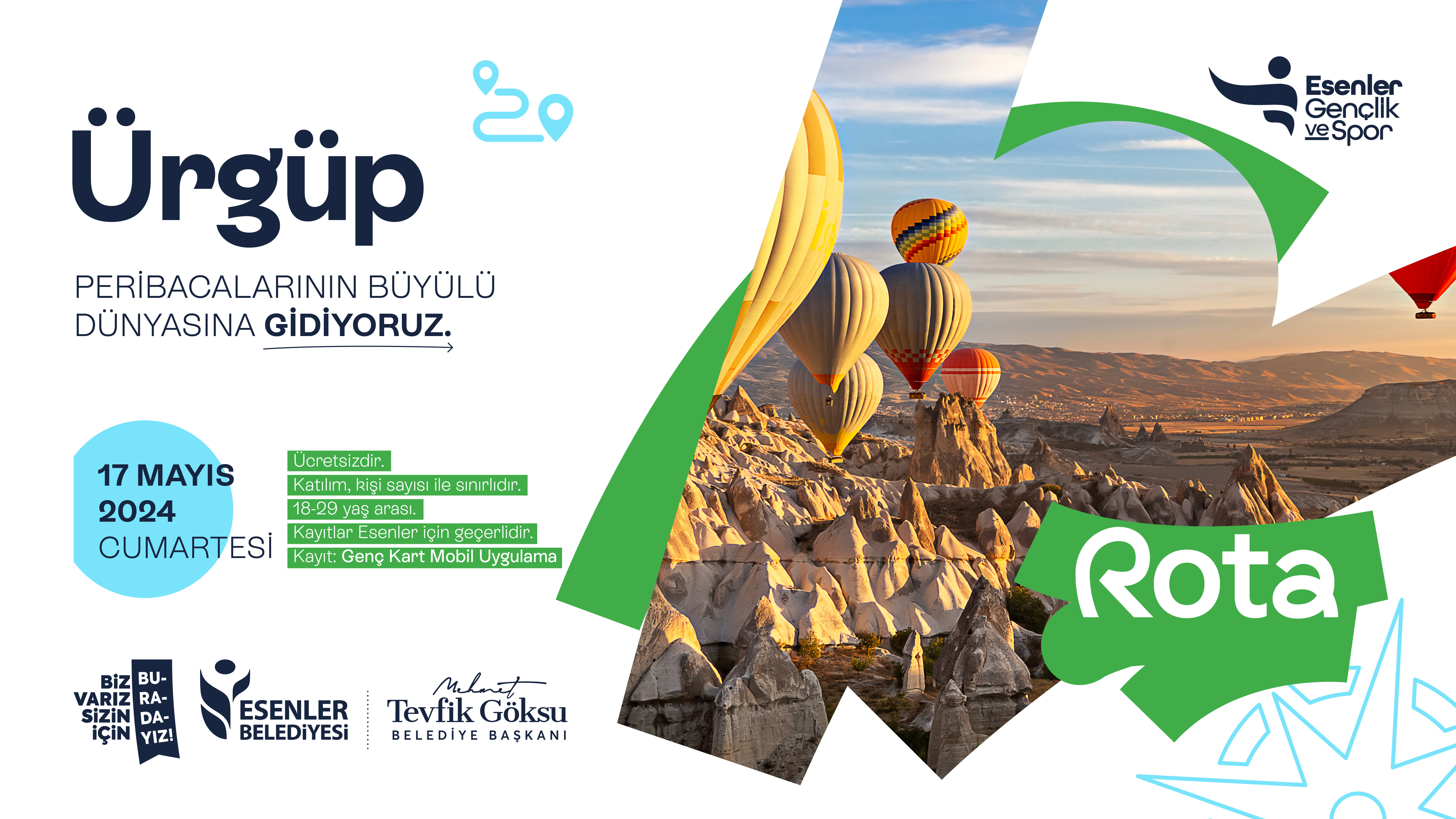 Rota Oluşturuldu Ürgüp