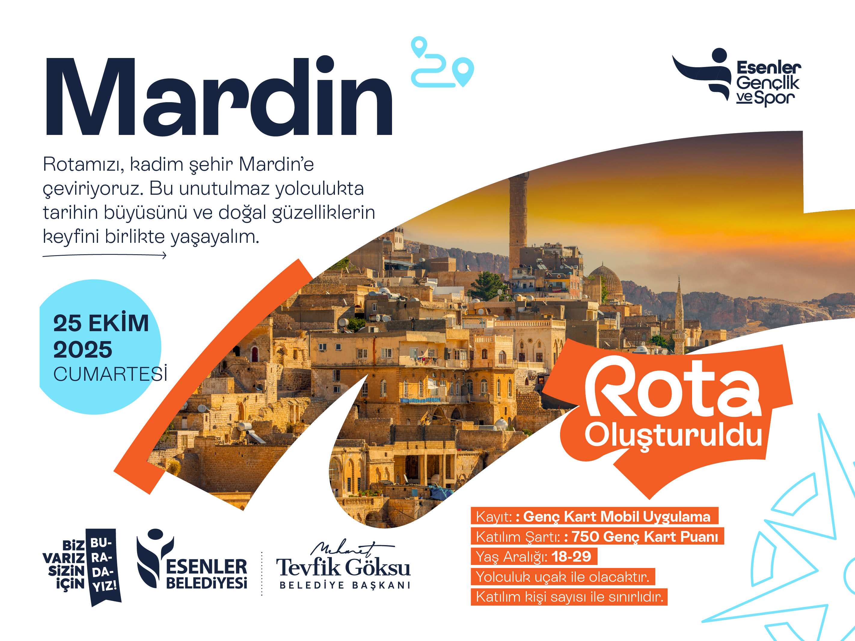 Rota Oluşturuldu Mardin