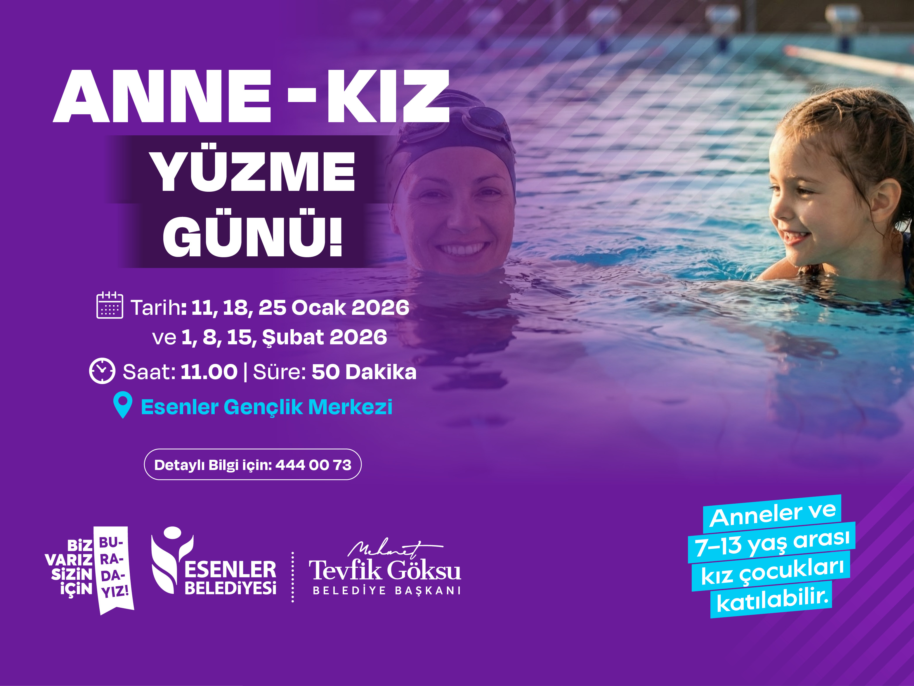 ANNE-KIZ YÜZME GÜNÜ!
